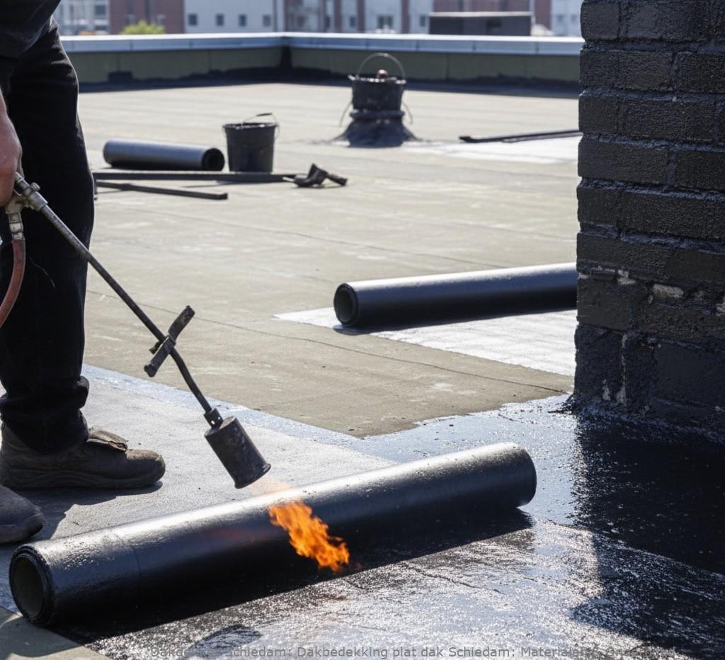 Dakbedekking Plat Dak Schiedam 1