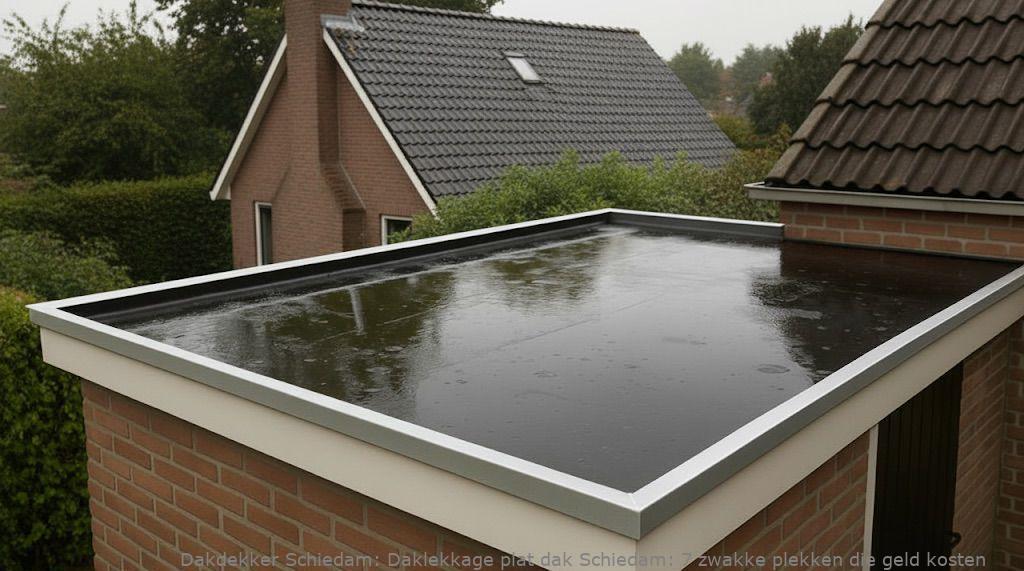 Daklekkage Plat Dak Schiedam