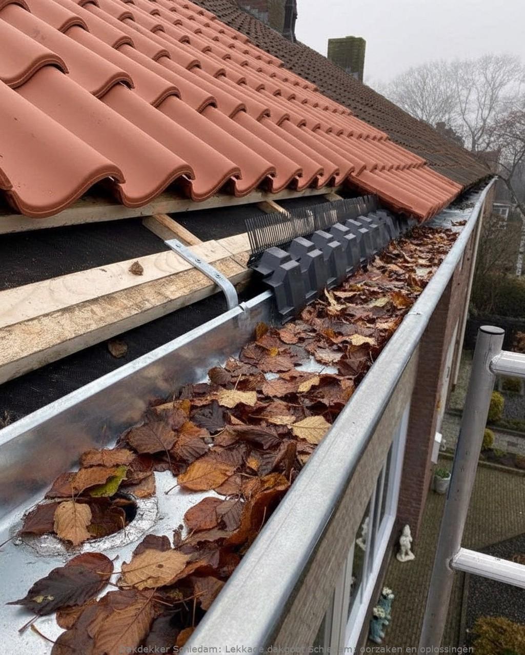 Lekkage Dakgoot Schiedam 1